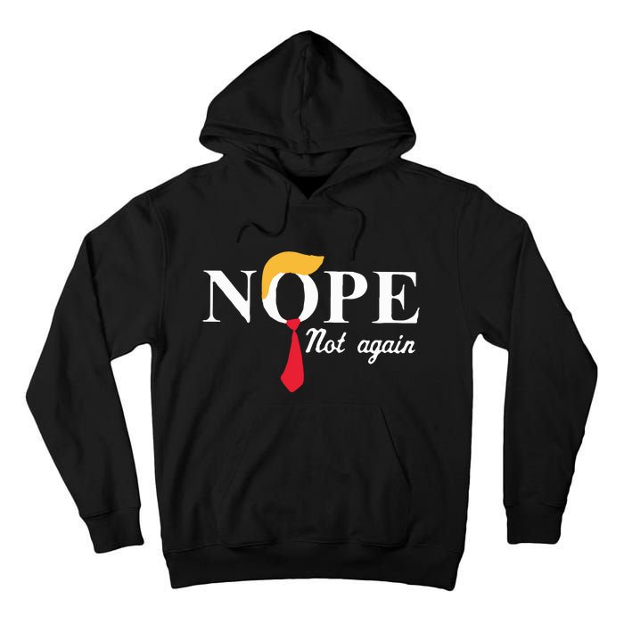 Anderson Cooper Trump Nope Not Again Jeras Ikehorn Tall Hoodie