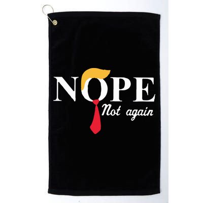 Anderson Cooper Trump Nope Not Again Jeras Ikehorn Golf Towel