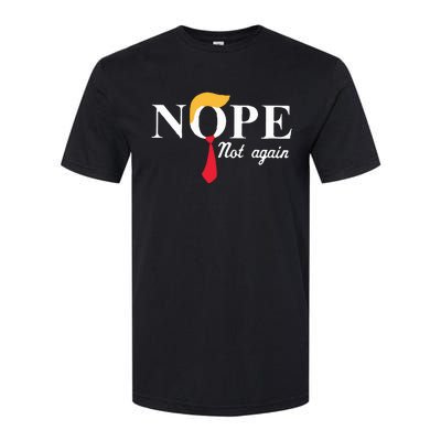 Anderson Cooper Trump Nope Not Again Jeras Ikehorn Softstyle CVC T-Shirt