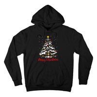 Airplane Christmas Tree Merry Christmas Most Likely Pilot Hoodie