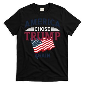 America Chose Trump Again Graphic T-Shirt