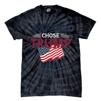 America Chose Trump Again Graphic Tie-Dye T-Shirt