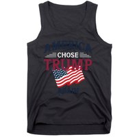 America Chose Trump Again Graphic Tank Top