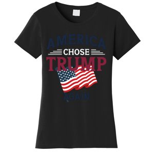 America Chose Trump Again Graphic Women's T-Shirt