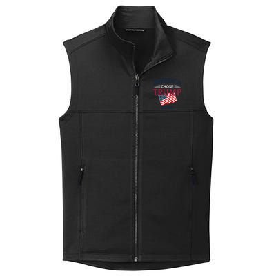 America Chose Trump Again Graphic Collective Smooth Fleece Vest