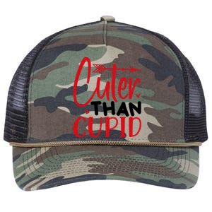 Arrow Cuter Than Cupid Valentine Day Gift Retro Rope Trucker Hat Cap