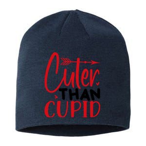 Arrow Cuter Than Cupid Valentine Day Gift Sustainable Beanie