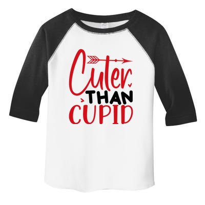 Arrow Cuter Than Cupid Valentine Day Gift Toddler Fine Jersey T-Shirt