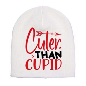 Arrow Cuter Than Cupid Valentine Day Gift Short Acrylic Beanie