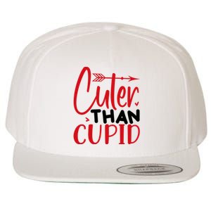 Arrow Cuter Than Cupid Valentine Day Gift Wool Snapback Cap