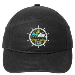 Anniversary Cruise Trip Vacation Crusing Matching Team Matching Family 7-Panel Snapback Hat