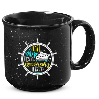 Anniversary Cruise Trip Vacation Crusing Matching Team Matching Family 15oz Campfire Ceramic Mug