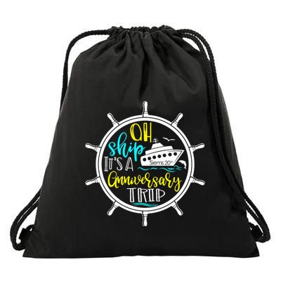 Anniversary Cruise Trip Vacation Crusing Matching Team Matching Family Drawstring Bag