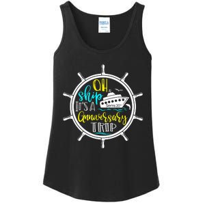 Anniversary Cruise Trip Vacation Crusing Matching Team Matching Family Ladies Essential Tank