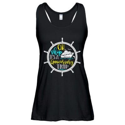 Anniversary Cruise Trip Vacation Crusing Matching Team Matching Family Ladies Essential Flowy Tank