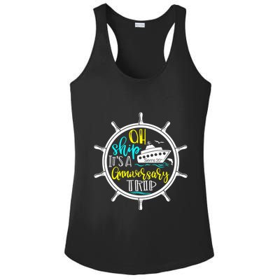 Anniversary Cruise Trip Vacation Crusing Matching Team Matching Family Ladies PosiCharge Competitor Racerback Tank