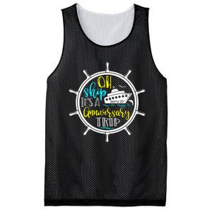 Anniversary Cruise Trip Vacation Crusing Matching Team Matching Family Mesh Reversible Basketball Jersey Tank