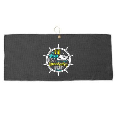 Anniversary Cruise Trip Vacation Crusing Matching Team Matching Family Large Microfiber Waffle Golf Towel