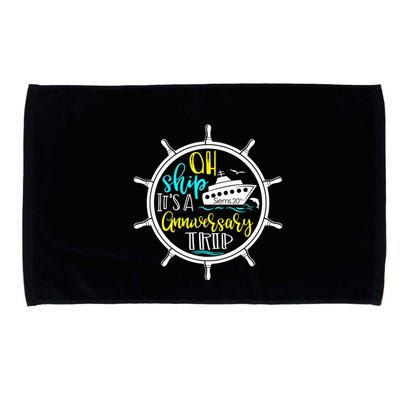 Anniversary Cruise Trip Vacation Crusing Matching Team Matching Family Microfiber Hand Towel