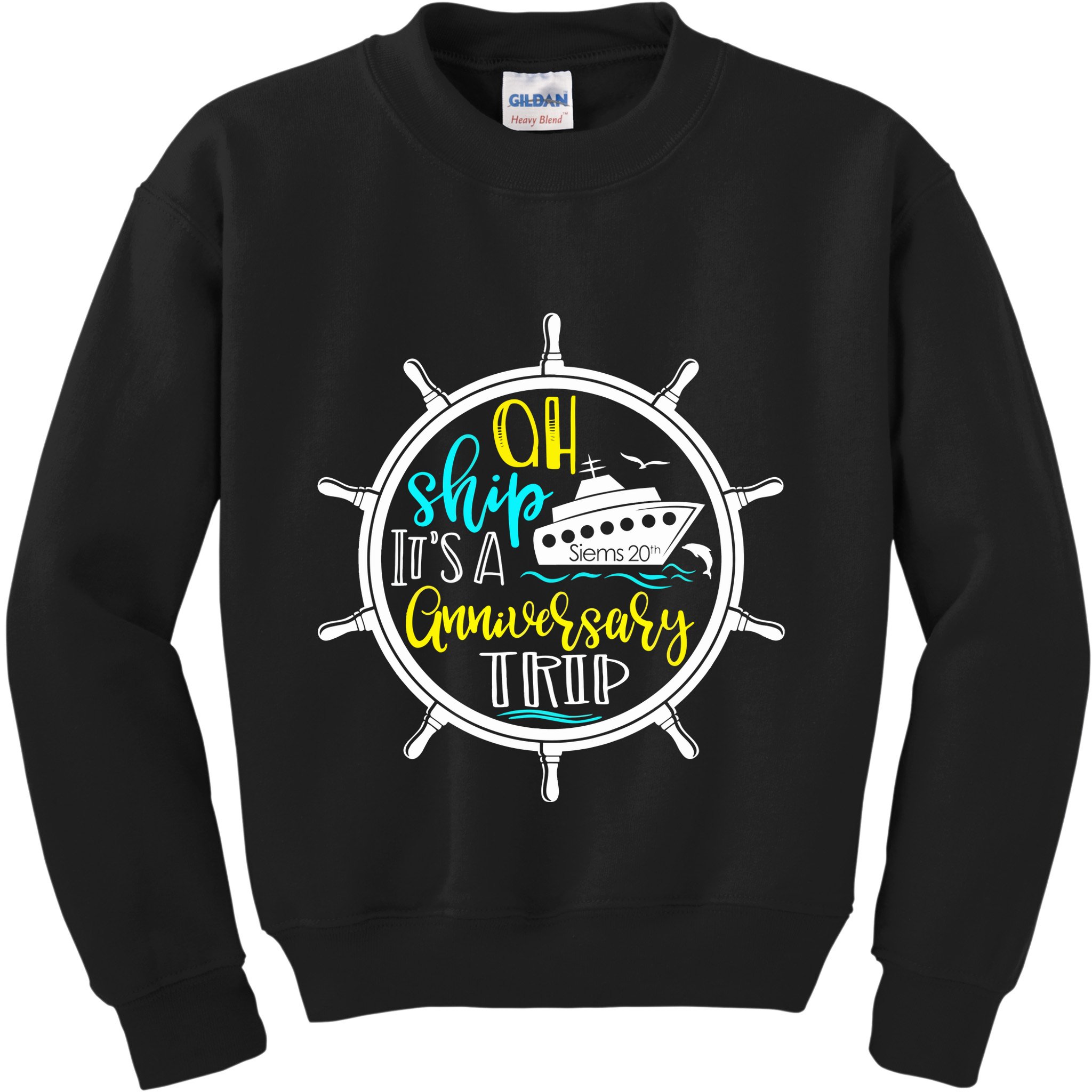 Anniversary Cruise Trip Vacation Crusing Matching Team Matching Family Kids Sweatshirt