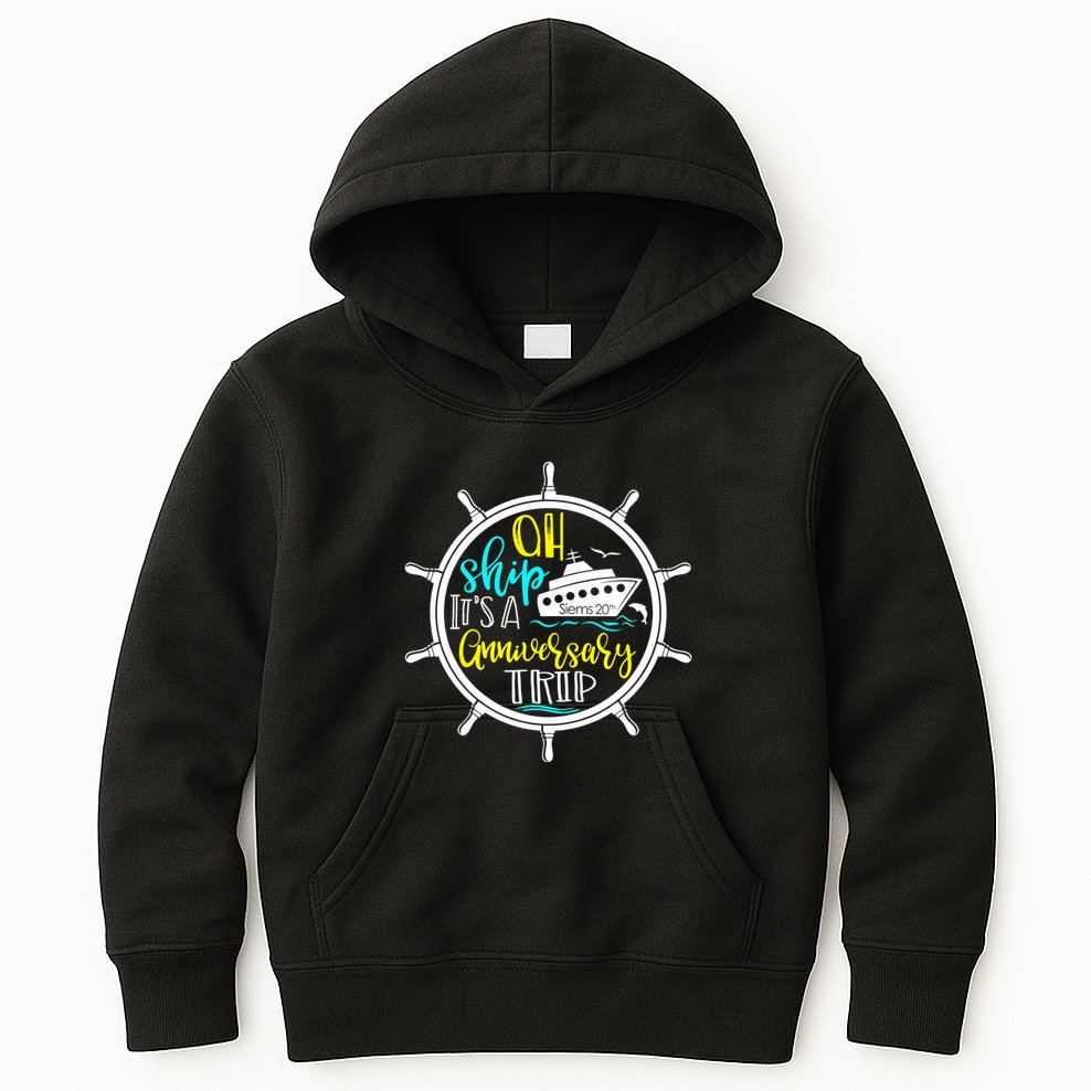 Anniversary Cruise Trip Vacation Crusing Matching Team Matching Family Kids Hoodie