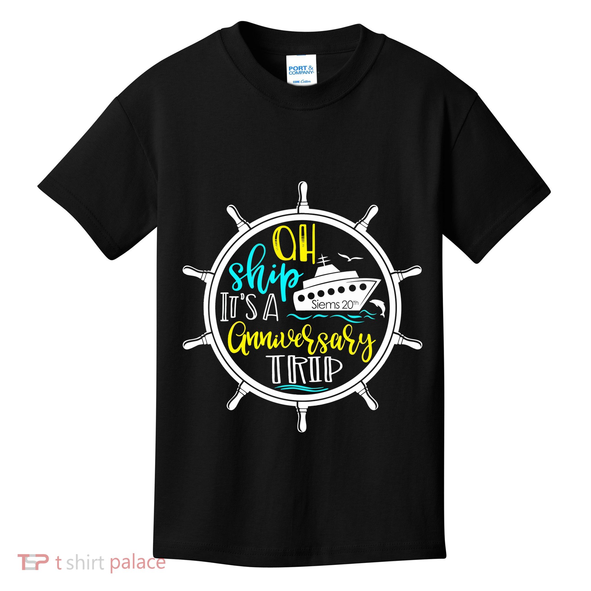 Anniversary Cruise Trip Vacation Crusing Matching Team Matching Family Kids T-Shirt