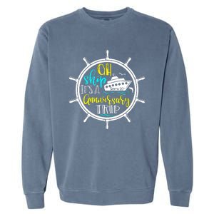 Anniversary Cruise Trip Vacation Crusing Matching Team Matching Family Garment-Dyed Sweatshirt