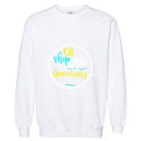 Anniversary Cruise Trip Vacation Crusing Matching Team Matching Family Garment-Dyed Sweatshirt