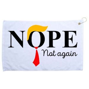 Anderson Cooper Trump Nope Not Again Jeras Ikehorn Grommeted Golf Towel