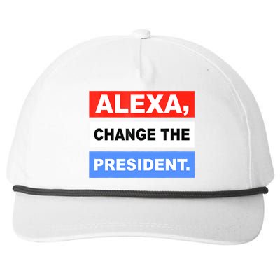 Alexa, Change The President Snapback Five-Panel Rope Hat