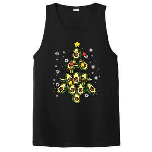 Avocado Christmas Tree Xmas Pajamas Pjs Fruit Lover Great Gift PosiCharge Competitor Tank