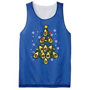 Avocado Christmas Tree Xmas Pajamas Pjs Fruit Lover Great Gift Mesh Reversible Basketball Jersey Tank