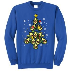 Avocado Christmas Tree Xmas Pajamas Pjs Fruit Lover Great Gift Tall Sweatshirt