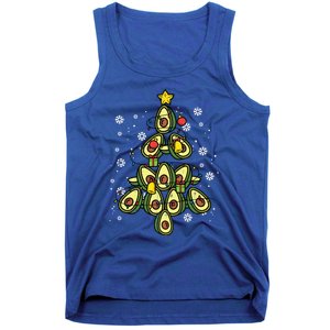 Avocado Christmas Tree Xmas Pajamas Pjs Fruit Lover Great Gift Tank Top