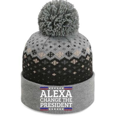 Alexa Change The President Funny Political Impeach 46 The Baniff Cuffed Pom Beanie