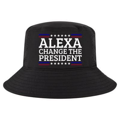 Alexa Change The President Funny Political Impeach 46 Cool Comfort Performance Bucket Hat