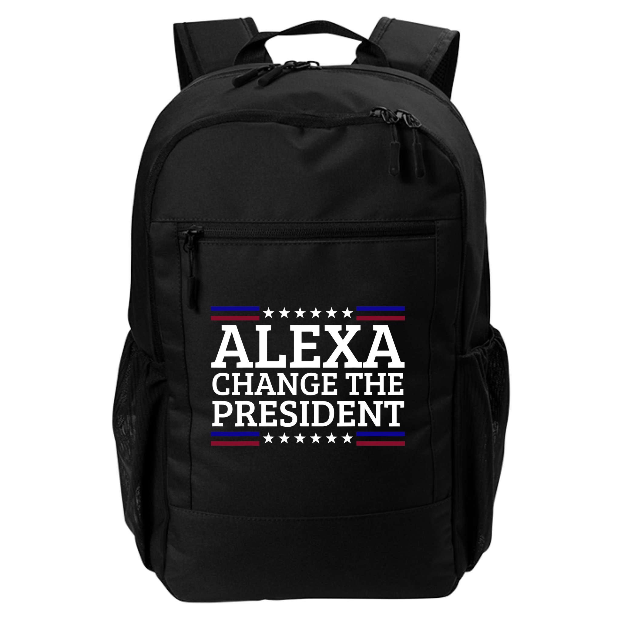 Alexa Change The President Funny Political Impeach 46 Backpack