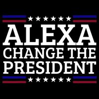 Alexa Change The President Funny Political Impeach 46 Drawstring Bag