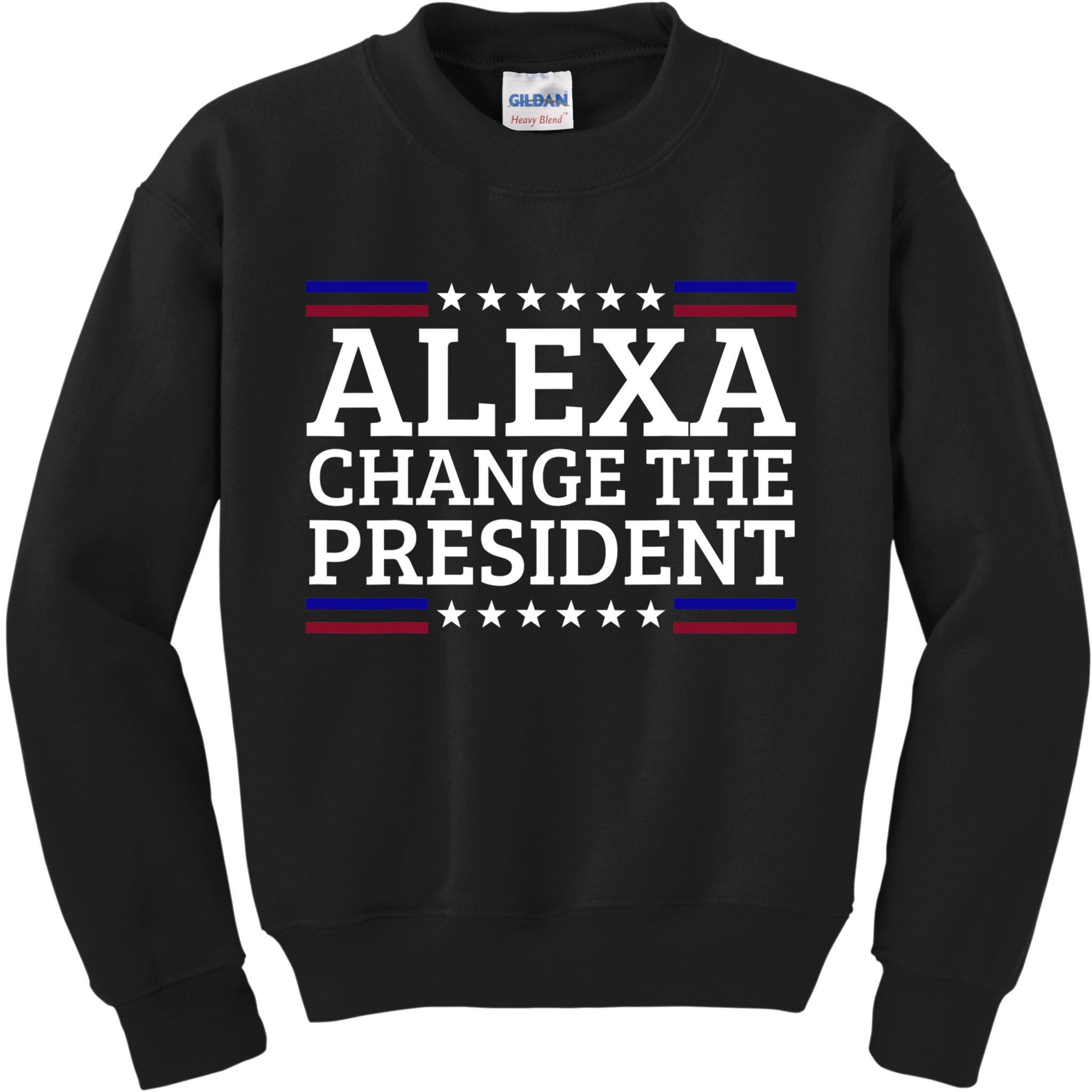 Alexa Change The President Funny Political Impeach 46 Kids Sweatshirt