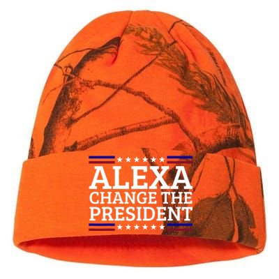 Alexa Change The President Funny Political Impeach 46 Kati Licensed 12" Camo Beanie