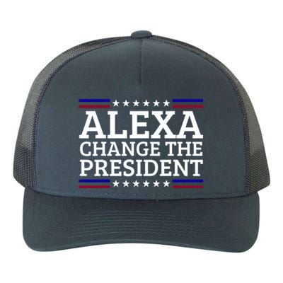 Alexa Change The President Funny Political Impeach 46 Yupoong Adult 5-Panel Trucker Hat