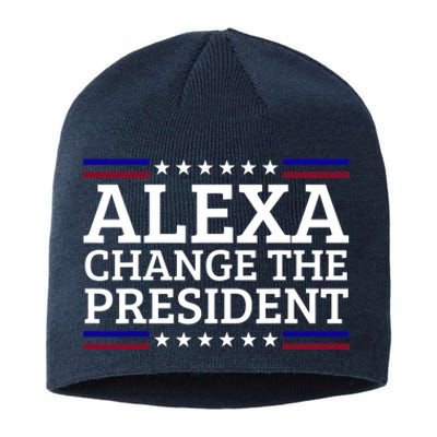 Alexa Change The President Funny Political Impeach 46 Sustainable Beanie