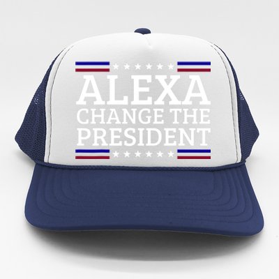 Alexa Change The President Funny Political Impeach 46 Trucker Hat