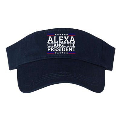 Alexa Change The President Funny Political Impeach 46 Valucap Bio-Washed Visor