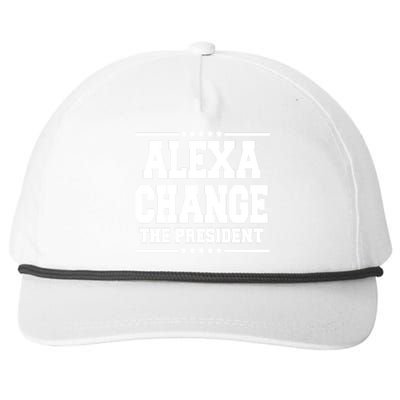 Alexa Change The President Funny Elections Snapback Five-Panel Rope Hat