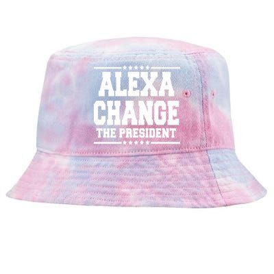 Alexa Change The President Funny Elections Tie-Dyed Bucket Hat