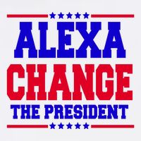 Alexa Change The President Funny Elections Adult Drive Performance Visor