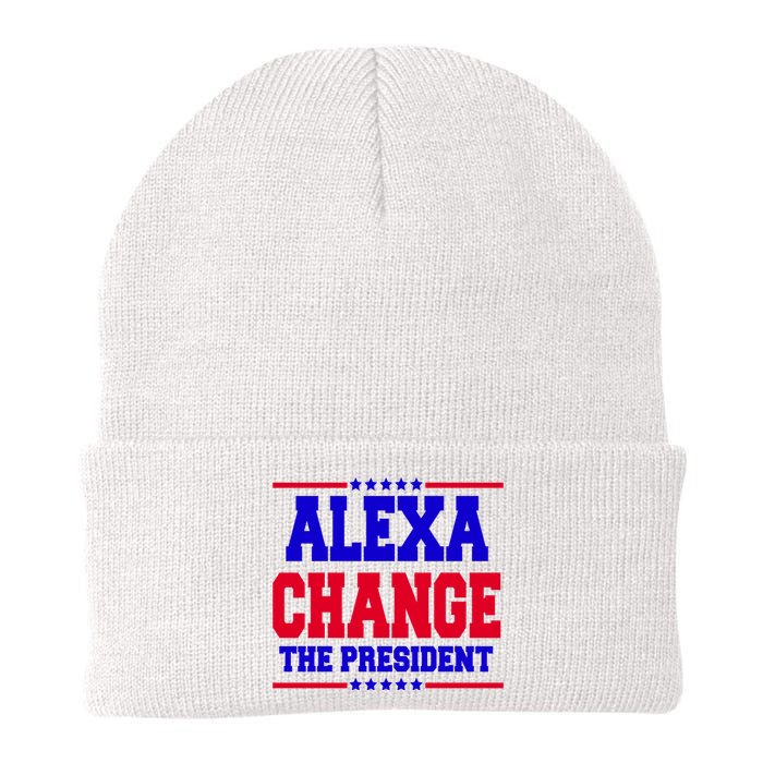 Alexa Change The President Funny Elections Knit Cap Winter Beanie