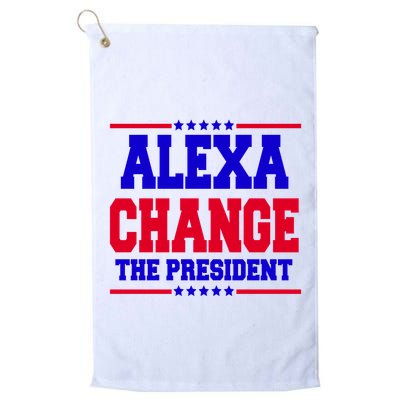 Alexa Change The President Funny Elections Golf Towel