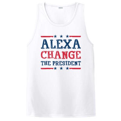 Alexa Change The President Funny Quote Humor PosiCharge Competitor Tank